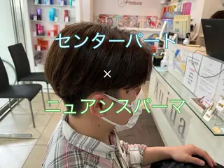 ショート パーマ メンズ 韓国風メンズ/毛流れ ヘアなら須田龍世のヘアスタイル