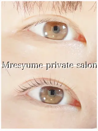 マツエク・マツパ Mresyume MAYUのマツエク・マツパデザイン