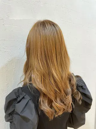 ロング カラー kuschel モリオカのヘアスタイル