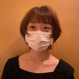 ミディアム Aust hair Stella新宿所属・Yuki☺︎パーマ レイヤーカットのヘアスタイル