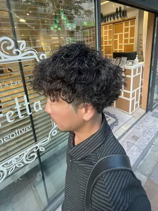 パーマ メンズ ヤシロケンタ メンズ特化のヘアスタイル
