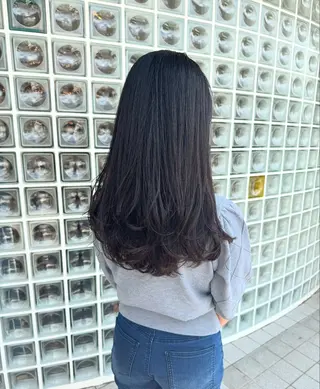 セミロング シゲルカットクラブ神田久志本店&lag所属・仲野 亜由美のヘアスタイル