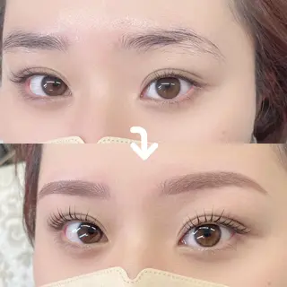 マツエク・マツパ アイブロウ GO TODAY シェアサロン 銀座Eclara店所属・mihiro 銀座まつぱﾏﾂｴｸ眉のマツエク・マツパデザイン