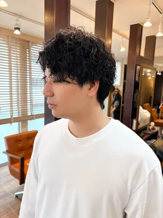 ショート パーマ メンズ enVOGUE🌀 宮本泰周のヘアスタイル