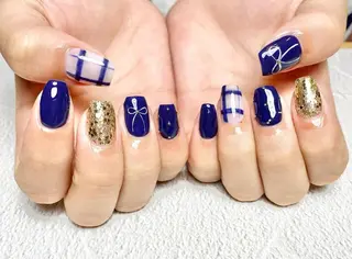 ショート 濱嶋 結菜のネイルデザイン