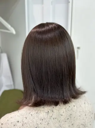 ミディアム カラー 🤍透明感カラー🤍 Moeのヘアスタイル