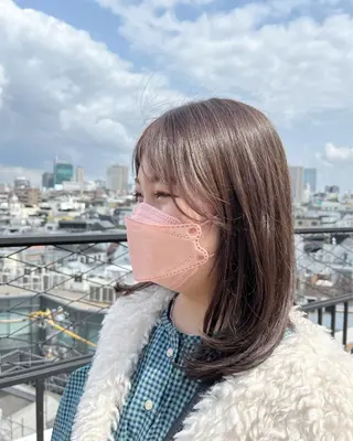 セミロング カラー MYA 🤍kanaのヘアスタイル