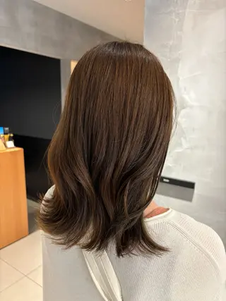 セミロング RABU /髪質改善 伏見/ヘアケアサロンのヘアスタイル