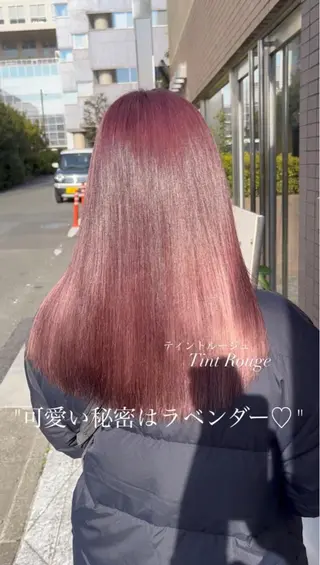 ロング メンズバレイヤージュ 斉藤春のヘアスタイル