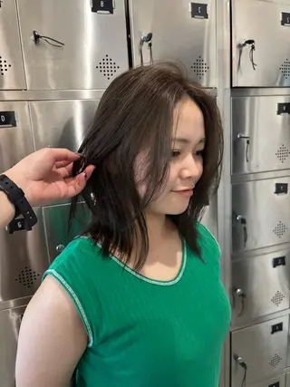 カラー 抜け感ヘア໒꒱ブリー チ໒꒱chihanaのヘアスタイル