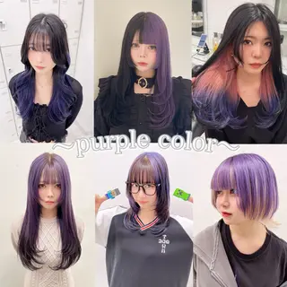 セミロング カラー 🫧ハイトーン特化 🐺矢島タツキ🐺のヘアスタイル