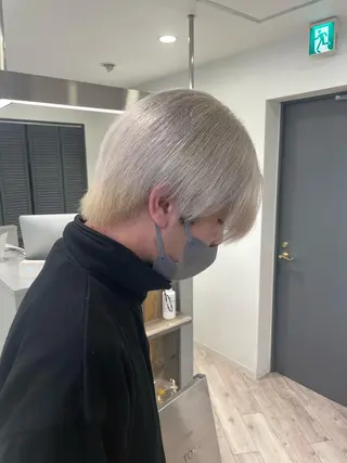 メンズ ♡似合わせハイトーン ♡maiのヘアスタイル