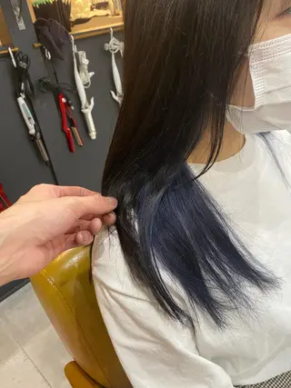 セミロング カラー SHIAN立川　及川 17時〜限定のヘアスタイル