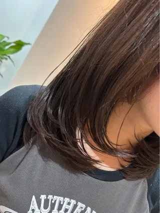 セミロング カラー パーマ Atre.所属・🤍美髪縮毛/髪質 改善/池上夏凜🤍のヘアスタイル