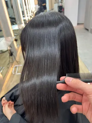 セミロング メンズ/韓国レイヤー /縮毛矯正/📍爽太のヘアスタイル