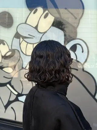 ミディアム スパイラルパーマ /神野のヘアスタイル