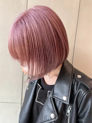 ショート D’na所属・🎀暖色ガーリー/ ボブ/みさき🎀のヘアスタイル