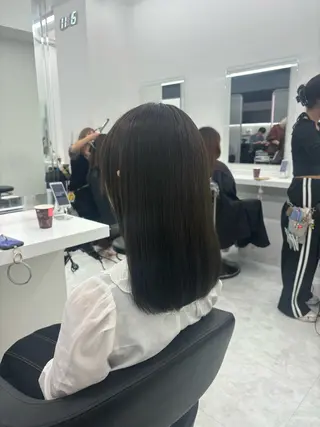 セミロング カラー 🤍レイヤー/顔周り /hirari🤍のヘアスタイル