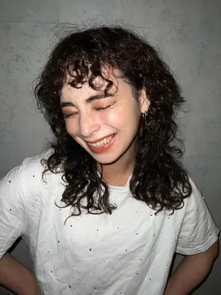 ロング パーマ ROBBY所属・松井美樹/似合わせ ガーリー・韓国のヘアスタイル