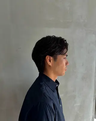 パーマ メンズ 片平 帆香のヘアスタイル