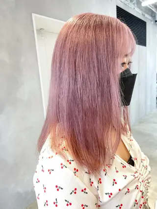 セミロング カラー ブロンド×ハイトーン /遠藤将太のヘアスタイル