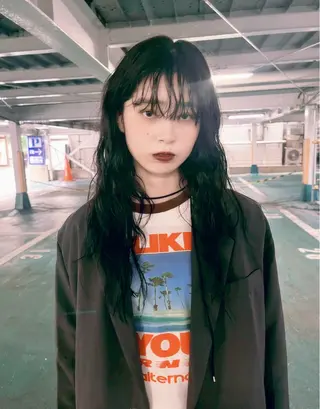 ロング カラー hair make grace所属・綺音/ブリーチ /似合わせカットのヘアスタイル