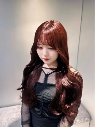 ロング カラー 店長✨️韓国ヘア✖️ 髪質改善カラー／純大のヘアスタイル