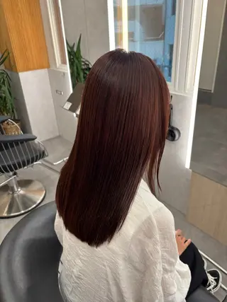 セミロング トリートメント/カラ ー/艶髪🌻ひな🌻のヘアスタイル