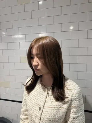 セミロング 直前予約大歓迎‼️/ 松野和志のヘアスタイル