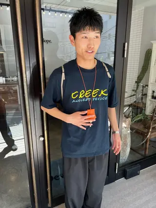 ショート メンズ 千葉 郁也のヘアスタイル