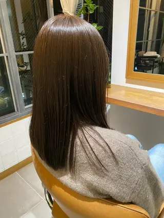 ロング 🎀透明感× 暖色カラーつな🎀のヘアスタイル