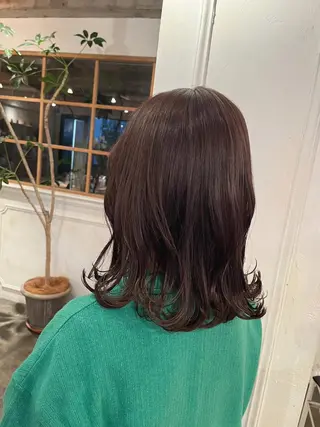 ミディアム カラー 銀座🤍ボブ/ ミディアム/佐野夢美のヘアスタイル