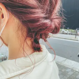 ミディアム カラー ヘアアレンジ Noah's　Ark所属・透明感カラー🫧ヘア セット🫧松本菜月の眉毛・アイブロウイメージ