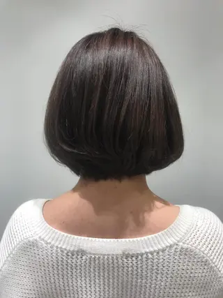 セミロング カラー 縮毛矯正/髪質改善 /韓国風　山川春輝のヘアスタイル