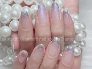 ミディアム DIAMOND 💦のネイルデザイン
