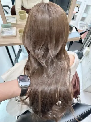 セミロング ✨透明感カラー 恵比寿HAYATO✨のヘアスタイル
