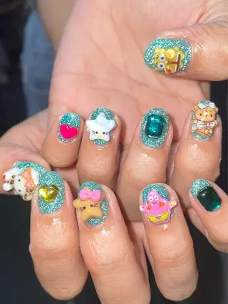 ネイル 🎀NAIL🎀 AI🪄︎︎◝✩のネイルデザイン