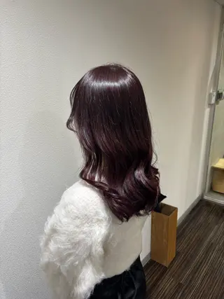 セミロング カラー ACT仙台所属・川口 夏歩のヘアスタイル