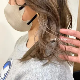 ミディアム カラー mai 🎀 / ガーリーヘア ♡のヘアスタイル