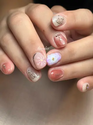 ネイル καρδιά -ｶﾙﾃﾞｨｱ-のネイルデザイン