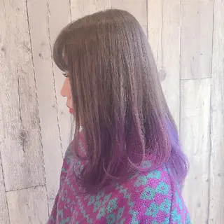 ミディアム カラー デザインカラー髪質 改善Lilithのその他イメージ