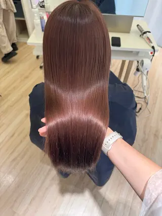 ロング カラー ParveMix 岡本えりかのヘアスタイル