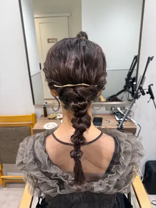 ヘアアレンジ 【銀座】ヘアセット& イメコンSharmeのヘアスタイル