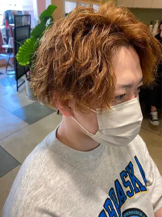 メンズ ボヌールソレイユ所属・☁️彦坂唯有/ 透明感カラー☁️のヘアスタイル