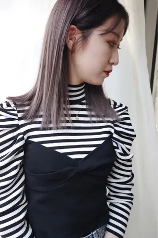 ミディアム カラー suvvy hairsalonのヘアスタイル