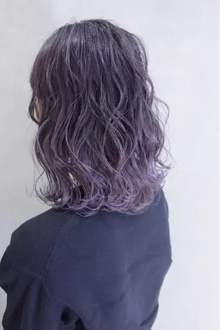 ミディアム カラー ヘアアレンジ lani 天神大名/ブリーチのヘアスタイル