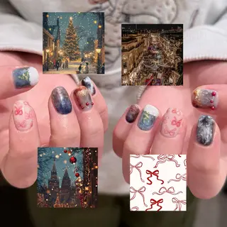 ネイル 🎀 Hiyubi._.nail 🫧所属・🎀フェイ フェイ🫧💗のネイルデザイン