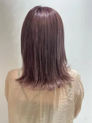 ミディアム カラー 🐺ウルフ/レイヤー 似合わせ‎🤍沙羅のヘアスタイル