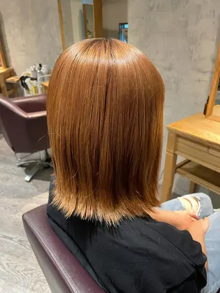 ショート 🦄艶カラー×韓国 NANA💎🐬のヘアスタイル