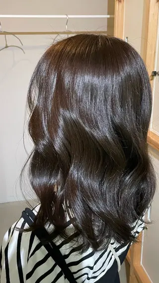 ミディアム カラー hair terrace M所属・郡山/透明感カラー /馬場アンドレアのヘアスタイル